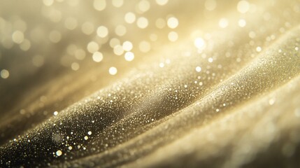 Poster - Abstract gold glitter texture background with bokeh lights.