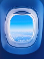 Poster - Airplane Window View