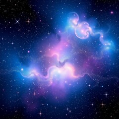 galaxy background with shimmering stars