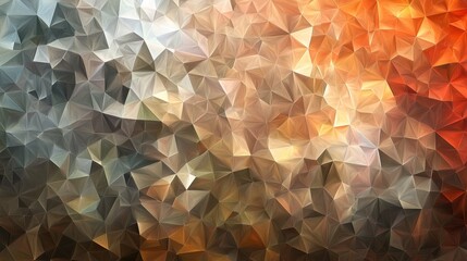 Wall Mural - Abstract and colorful polygon background made with minimalist design