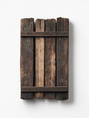 Wall Mural - Wooden box on wall