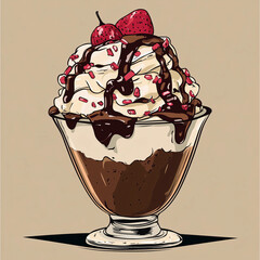 Wall Mural - sundae