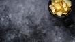 © AIArtistry - Crispy potato chips in bowl on dark textured background with ample copy space for snack food advertisements or promotional content