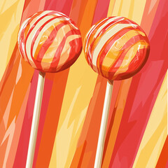 Wall Mural - Lollipop