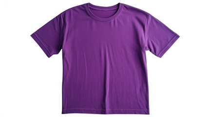 purple t-shirt with white background is very beautiful