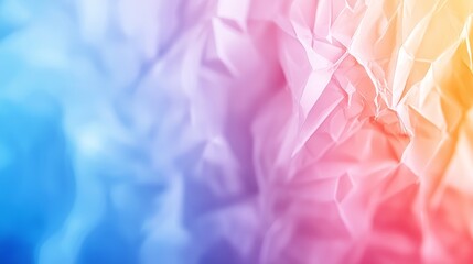 Poster - a close up of a colorful crumpled paper background