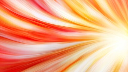 Poster - A red and yellow abstract background with a burst of light