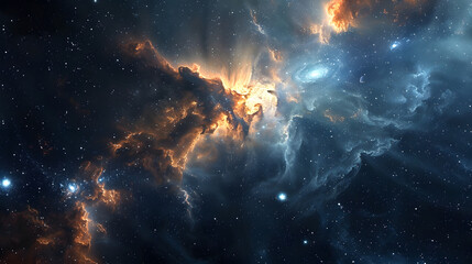 Wall Mural - deep space star field