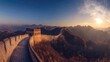 © Badass Prodigy - Majestic Great Wall of China at sunset, panoramic view