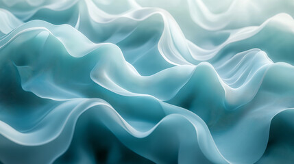Leinwandbilder - Vibrant 3D digital wave background featuring smooth gradients and a tech vibe. Enhance your visuals with this dynamic design.
