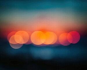 Wall Mural - Abstract blurred background with beautiful sunrise light, blurred gradient, bokeh effect, soft light, and warm colors. Vector illustration vintage abstract background with blurred sun rays, sunset sky