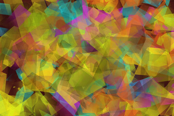 Wall Mural - Abstract watercolor digital art painting soft focus for texture background