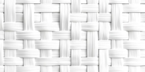 White woven fabric with a pattern of lines