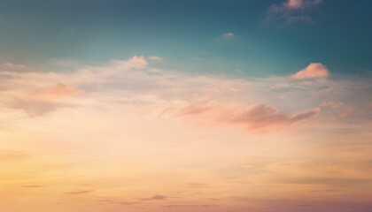 Aufkleber - Vintage clouds sky background with copy space for add text.