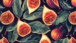 © pixelwallpaper - fig seamless pattern wallpaper
