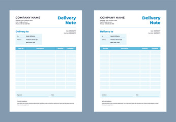 Wall Mural - Minimal Corporate Business Invoice design template vector illustration bill form price invoice. Creative invoice template vector. business stationery design payment agreement design template