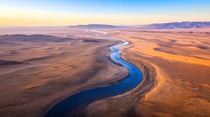 Wall Mural - Serenity of the Desert River