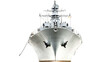 © VINA - A large naval ship viewed from the front, showcasing its structure and purpose.