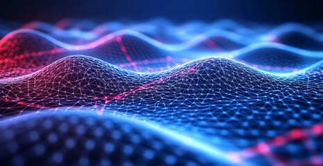 Abstract Data Network Waveform Visualization
