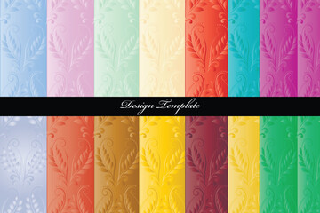 color full pattern vector design , art pattern image 