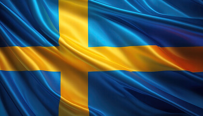 swedish flag for national Day or Independence Day of sweden