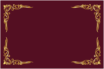 Wall Mural - decorative ornament design elements set vector illustration, luxury background design