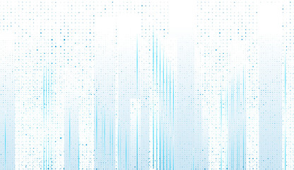 Poster - Blue and white minimal geometric abstract background. Vector graphic design