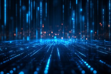abstract blue network lines graphic