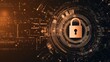 © Vishwesh - Illustration of a digital padlock over a background of binary code, representing data protection and cybersecurity measures in the digital age.
