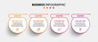 © andreyorb - Business infographic design template with 4 options, steps or processes. Can be used for workflow layout, diagram, annual report, web design
