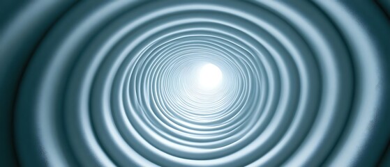 Wall Mural - Abstract swirling tunnel light.