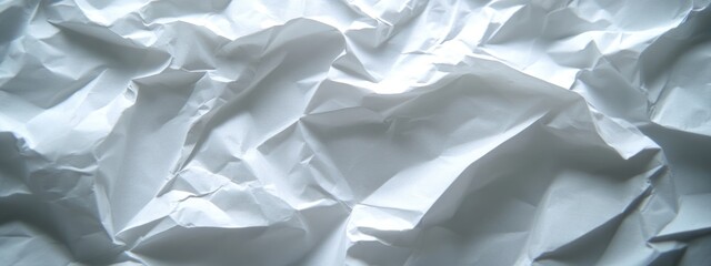 Aufkleber - Crumpled white paper texture background.