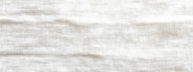 Leinwandbilder - Off-white linen fabric texture.