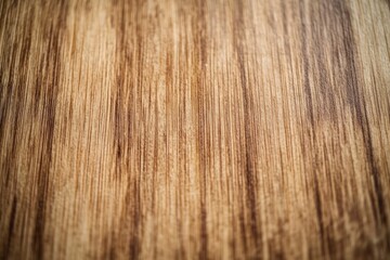 Poster - Close-up of a light brown wood grain texture with vertical lines and subtle color variations.