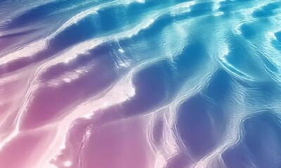 Sticker - Pastel Water Texture: Dreamy Aquatic Abstract