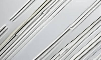Wall Mural - Abstract White Lines: A Study in Parallelism and Texture