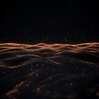 © Akash - 3D render of abstract glowing lines forming a pattern against a minimalist backdrop
