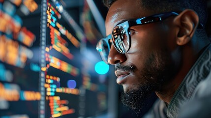 software engineer debugging code on a computer screen