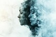 © jambulart - Two faces emerge from swirling, ethereal smoke.