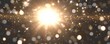 © Fakhar - Special lens flare effect creating a golden sunlight overlay on a transparent background.