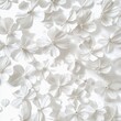 © Pornnapha - Delicate White Flowers Spread Across a Soft Background for Elegant and Minimalistic Aesthetic Design