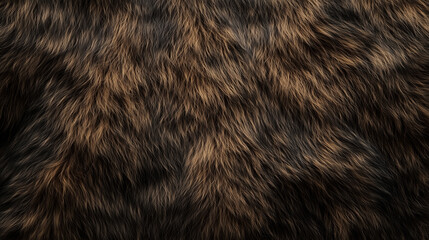 the texture background of brown bear's fur