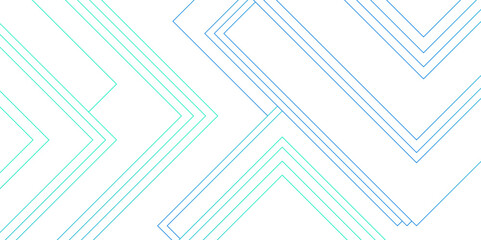 Poster - Minimalist Geometric Line Pattern with Aqua and Blue Hues .Abstract Linear Design for Modern Backgrounds. Digital geometric connection blue lines with squares. Blue and white futuristic Design