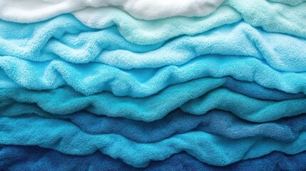 Wall Mural - gradient ocean colors of blue and turquoise with a soft calming feel