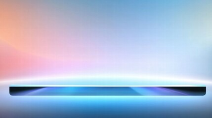 Aufkleber - A sleek, modern device against a softly gradient background.