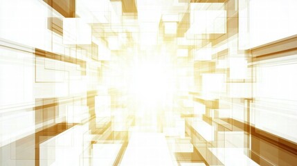 Poster - Abstract representation of light and movement, suggesting energy and dynamism.