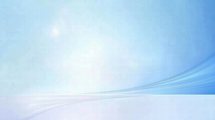 Aufkleber - A soft gradient background with light blue tones, ideal for presentations or digital content.