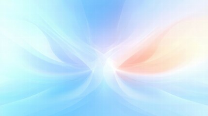 Aufkleber - Soft abstract background in blue and peach tones, ideal for digital design and presentations.