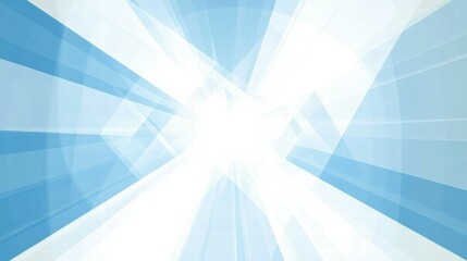 Aufkleber - Abstract light rays in blue tones creating a sense of depth and luminosity.