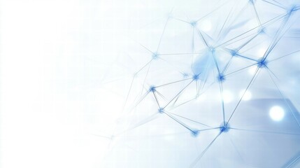 Aufkleber - Abstract digital background with interconnected lines and nodes, representing data and technology.
